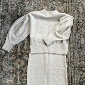 H&M sweater and skirt set